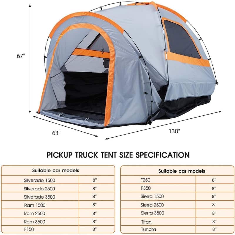 Oxford Cloth Truck Bed Tent