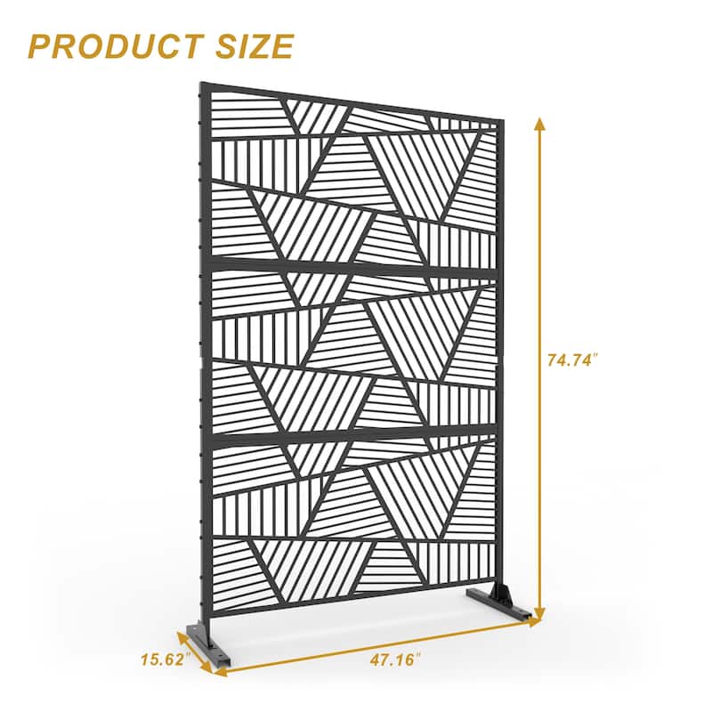 Free Standing Decorative Outdoor Privacy Screen