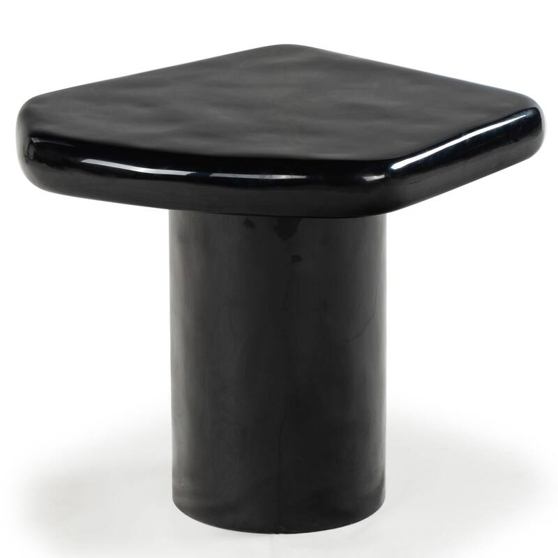 SAFAVIEH Couture Rhianna Concrete Accent Table - 24"W x 22"D x 18"H