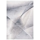 preview thumbnail 6 of 14, SAFAVIEH Opal Sanam Modern Abstract Rug 4' x 6' - Grey/Ivory - Rectangle