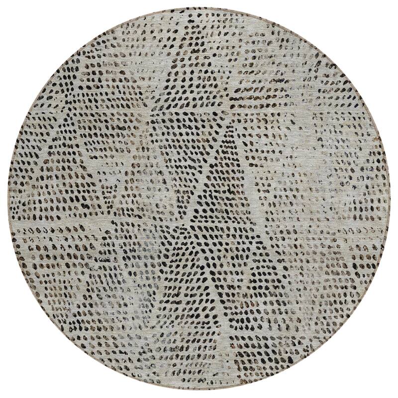 HomeRoots Geometric Transitional Rectangle Outdoor Rug