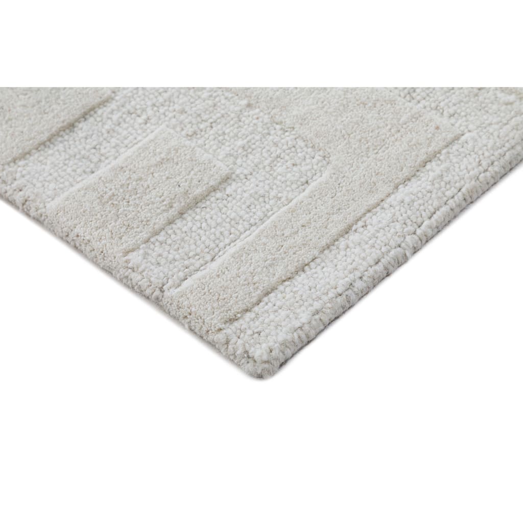 Terra by Obeetee Mid-Century Amara Ivory Rug