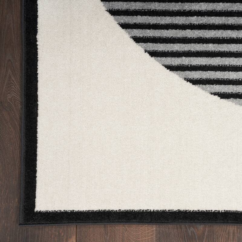 Nourison Modern Passion Mid Century Modern Retro Geometric Area Rug