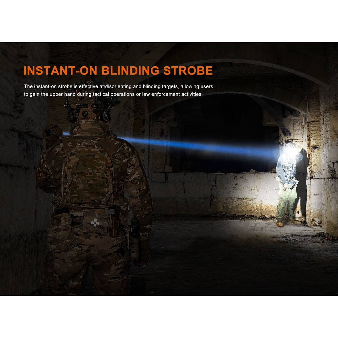 Fenix TK30R LEP Flashlight - 1640 Yard Throw, 500 Lumens, USB-C Rechargeable Tactical Light With Holster - View #11