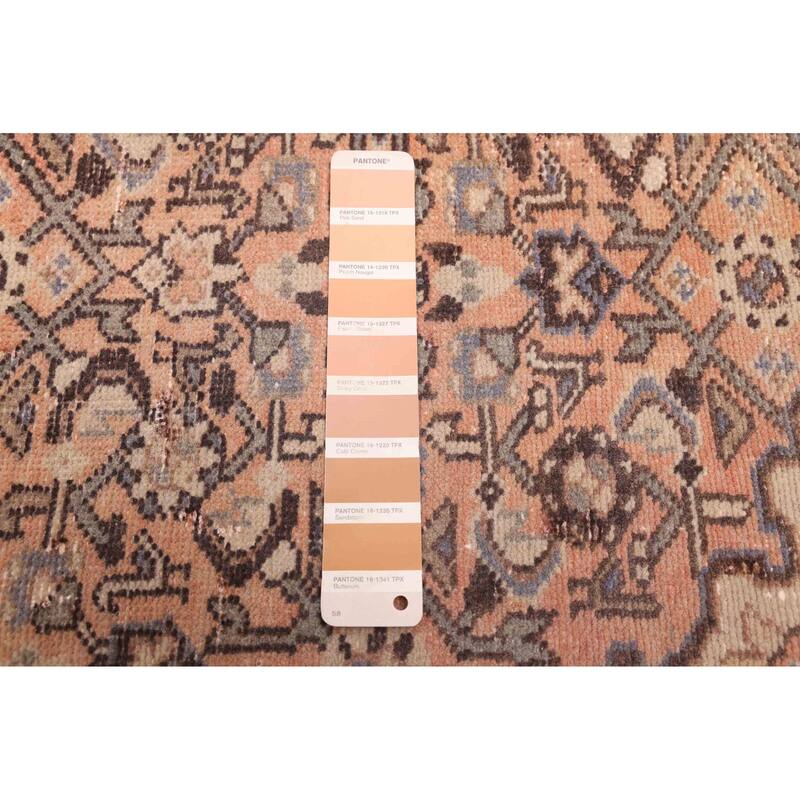 ECARPETGALLERY Hand-knotted Antalya Vintage Copper Wool Rug - 4'1 x 6'10