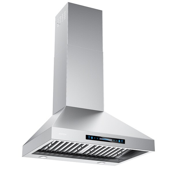 IKTCH 30 inch Vent Wall Mount Range Hood 900 CFM Efficient Smoke Removal Ultra Quiet Operation Bed Bath Beyond 37522293