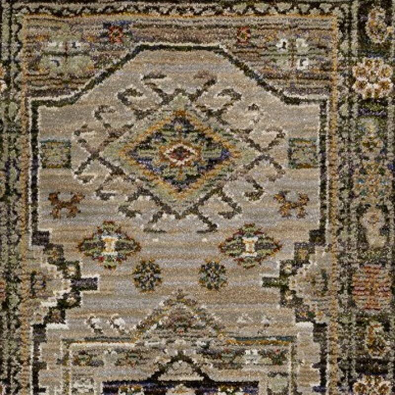 HomeRoots Tribal Bohemian Runner Area Rug - 99.61 in. x 26.38 in. x 0.55 in.