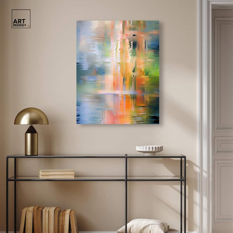 Spectrum's Embrace Canvas by Art Remedy, Gallery Wrapped