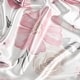 preview thumbnail 2 of 4, Sweet Jojo Designs Blush Pink Grey Boho Floral Girl Satin Fitted Crib Sheet Bohemian Farmhouse Shabby Chic Watercolor Gray White