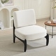 preview thumbnail 49 of 52, Modern Teddy Slipper Chair Armless Lounge Sofa