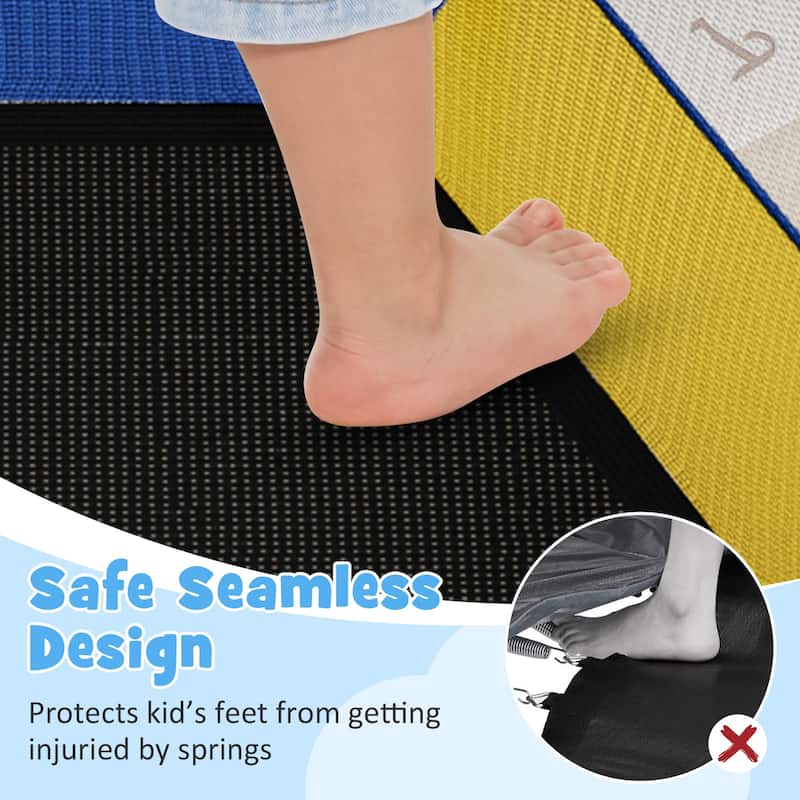 Gymax 48'' Recreational Trampoline for Kids 4 FT Indoor & Outdoor