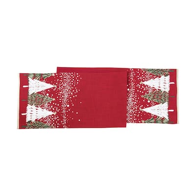 13.5" x 72" Snowy Trees Runner - 13.5" x 72"