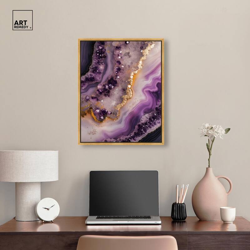 Amethystine Dream I Canvas by Art Remedy
