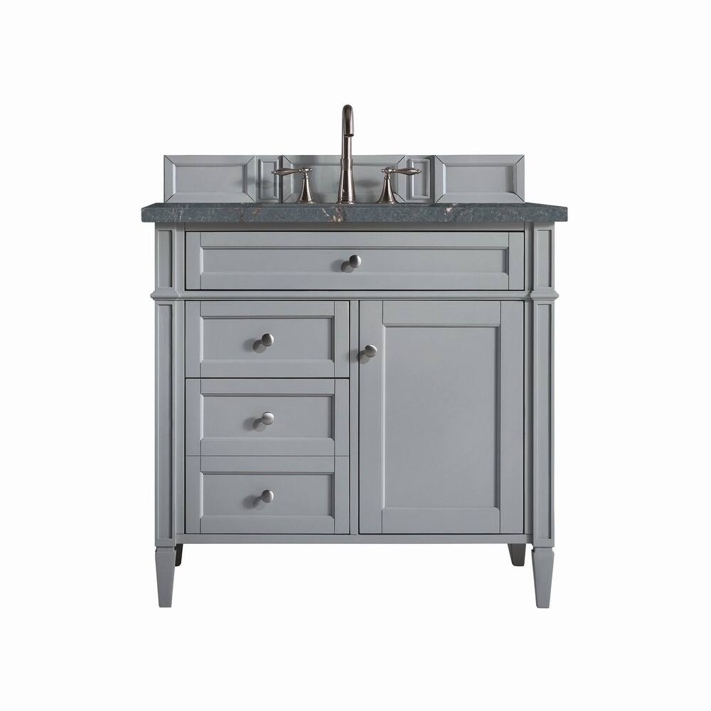 James Martin Vanities 650-V36-3PBL Brittany 36" Single Basin Poplar