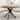 47.2" Solid Wood Round Dining Kitchen Table with Intersecting Pedestal Base