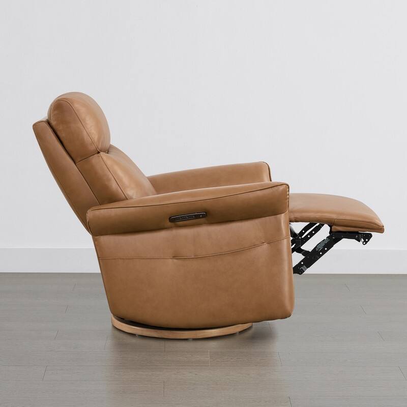 Spruce & Spring Power Swivel Recliner Chair Triple-Motor Nursery Glider