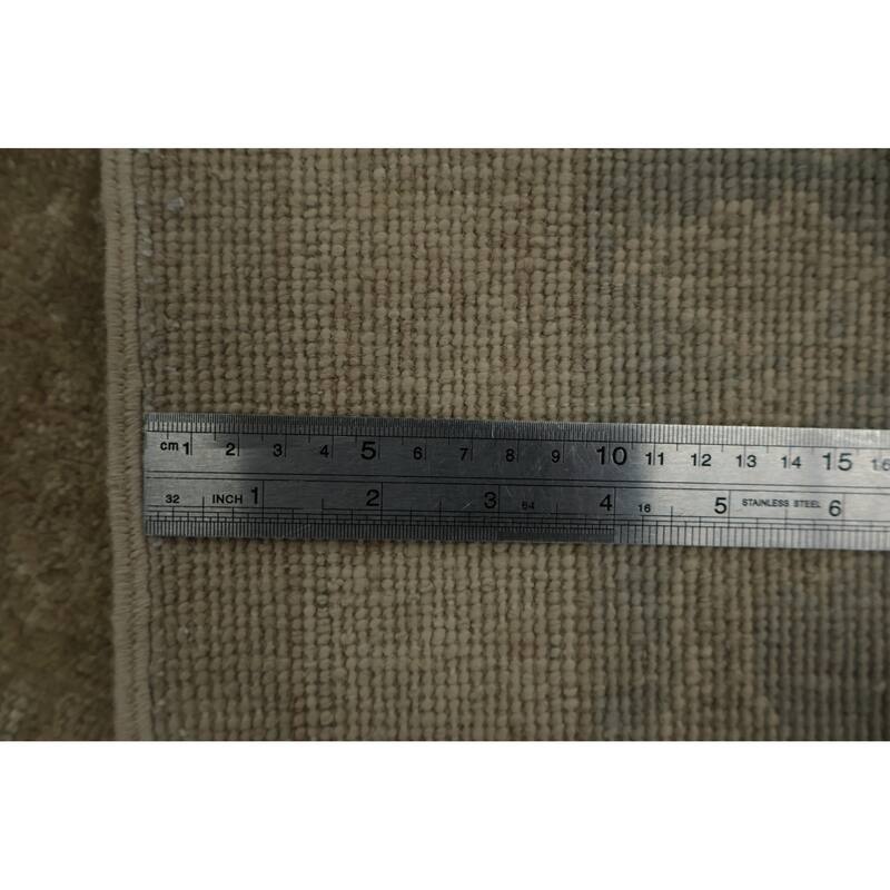 Hand Knotted Oriental 100% Wool Carpet Traditional Floral Brown Ziegler Area Rug - 11' 8'' X 9' 0''