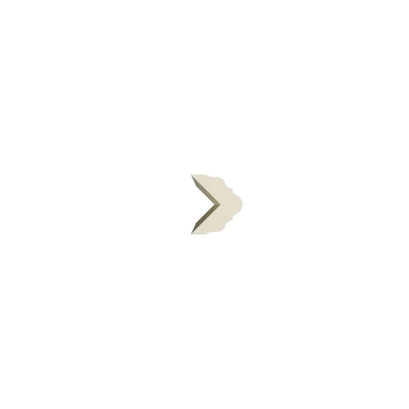 1 1/8"H x 1 1/8"P x 1 1/8"F x 96"L Mae Crown Moulding - 1-Pack