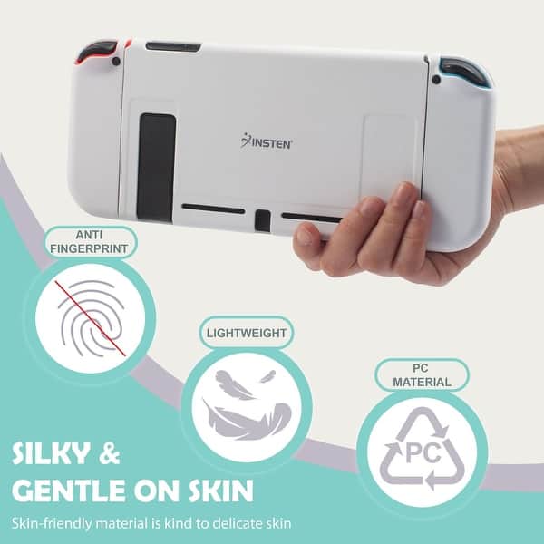Insten Dockable Case For Nintendo Switch Protective Hard Case For Nintendo Switch Console And Joycon Controllers Milk White Overstock Insten Dockable Case For Nintendo Switch Protective Hard Case For Nintendo Switch Console And Joycon Controllers Milk White Overstock