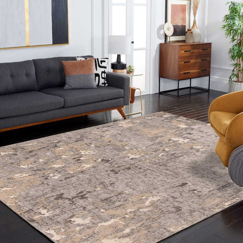 SAFAVIEH Meadow Heidegret Modern Abstract Rug