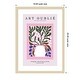 preview thumbnail 5 of 9, Periwinkle Flowers by Incado Wood Framed Wall Art Print - Svelte Natural 19 x 25 in