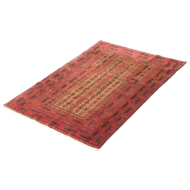 Teimani Tan Rug 3'0" x 4'10" - 3'0 x 4'10