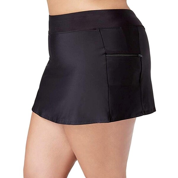tummy control swim skirt