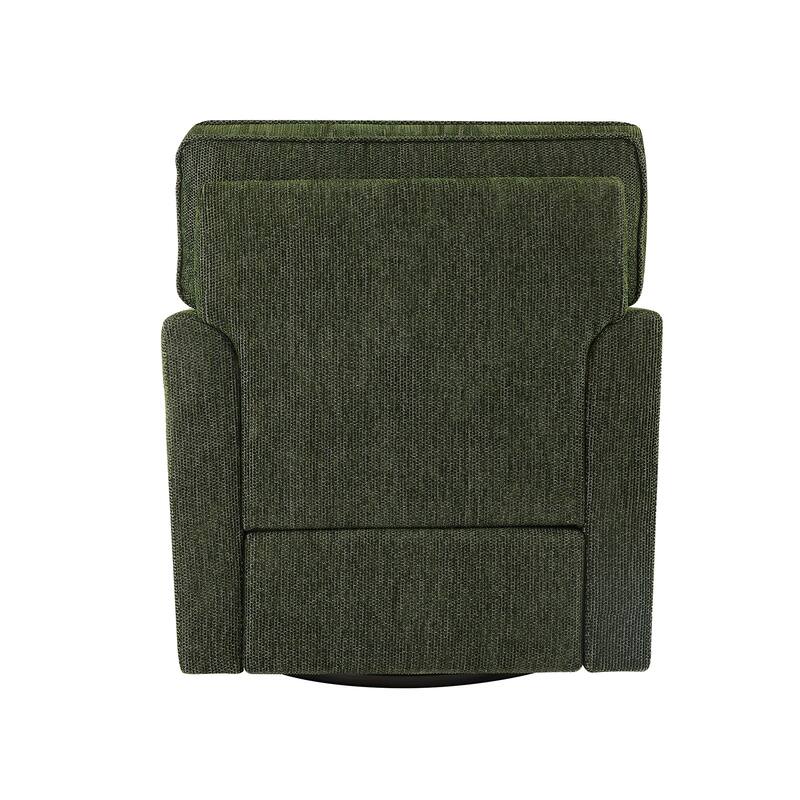 Round Lounge Chair Armchair Swivel Sofa Chair with Side Storage Pockets, Swivel Chair Accent Barrel Chair