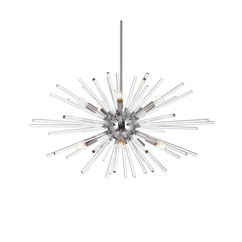 Samuel 32 inch Crystal Rod Pendant - N/A
