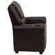 preview thumbnail 85 of 189, Contemporary Kids Recliner with Cup Holder and Headrest - 24"W x 21.5" - 36.5"D x 27"H