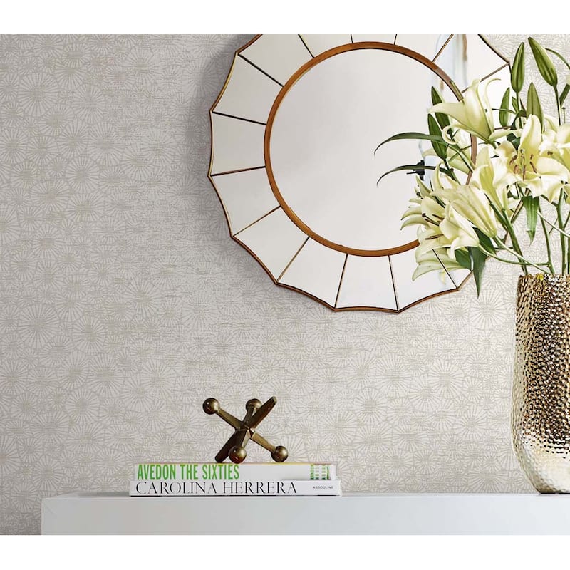 Seabrook Designs Windham Shells Nonwoven Unpasted Wallpaper