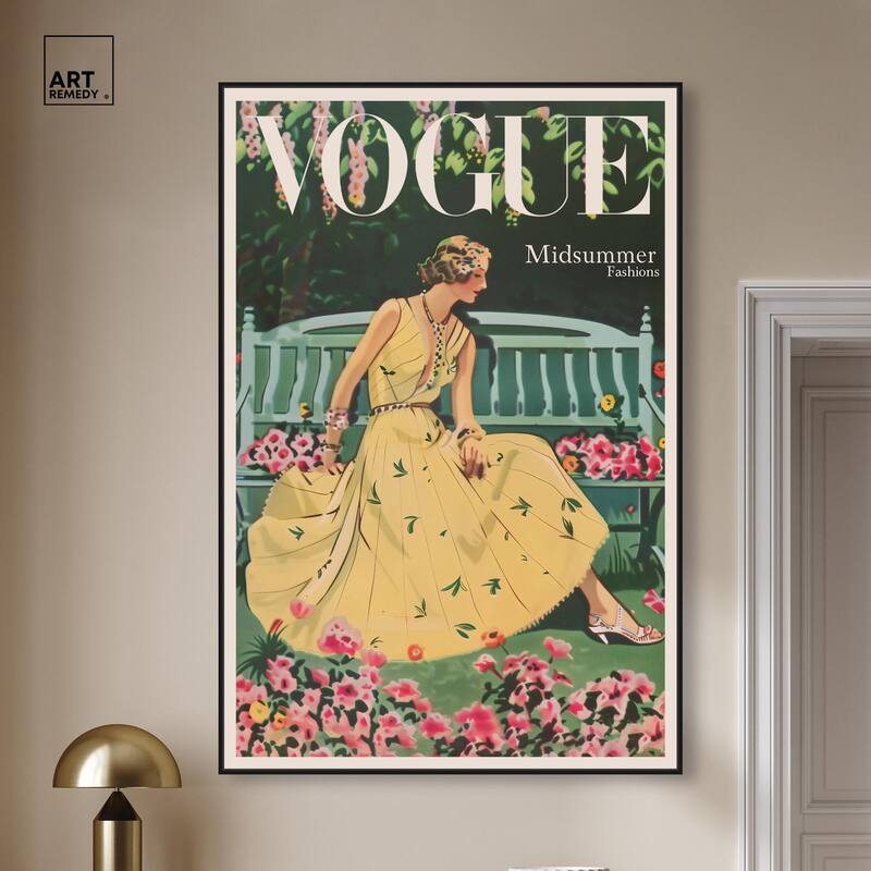 Midsummer Fashion Cover Canvas by Art Remedy