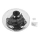 preview thumbnail 17 of 55, Modern Farmhouse 2-light Water Pattern Hammered Glass Flush Mount 9in