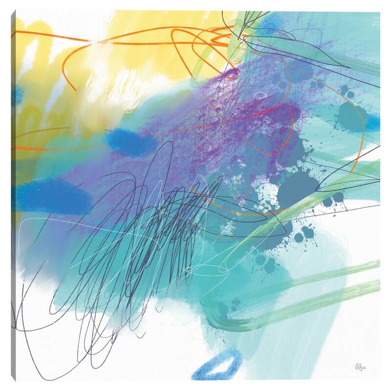 Twist & Turn I by Lisa Ridgers Canvas Art Print