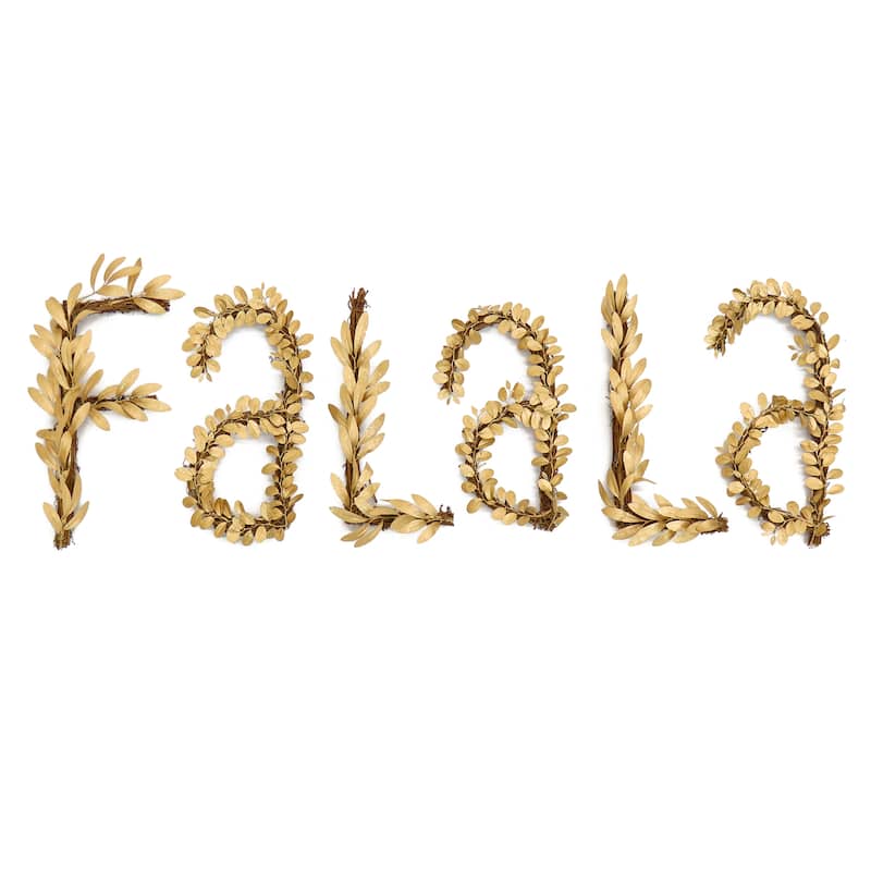 National Tree Company 13" x 7" x 1" HGTV Home Collection 'Fa La La' Hanging Greenery - 13 in