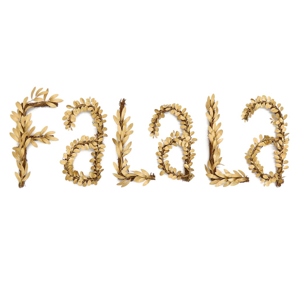 National Tree Company 13" x 7" x 1" HGTV Home Collection 'Fa La La' Hanging Greenery - 13 in