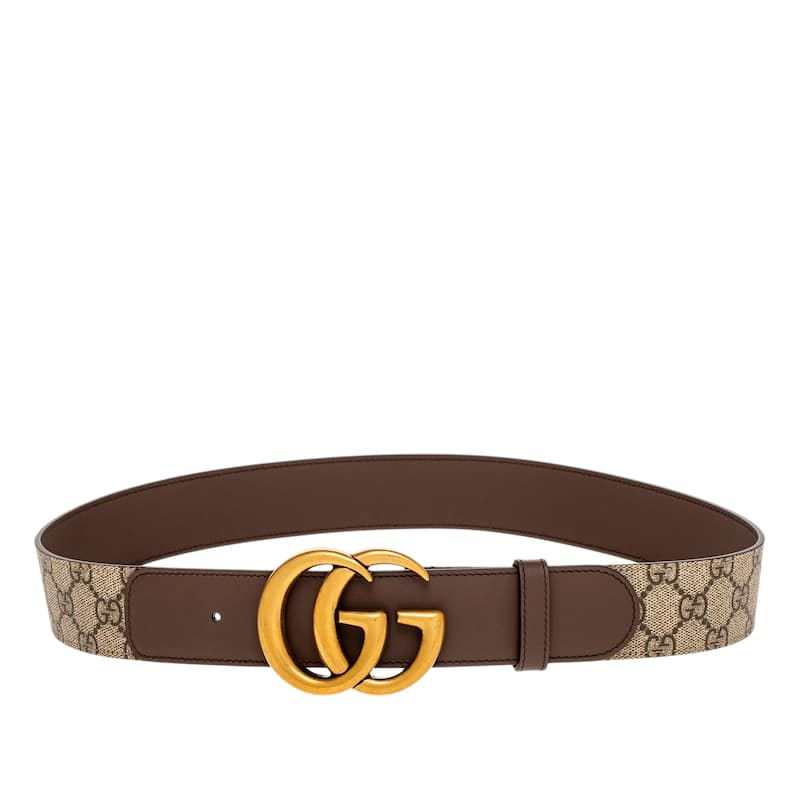 Gucci GG Marmont Wide Belt - 70 - Brown