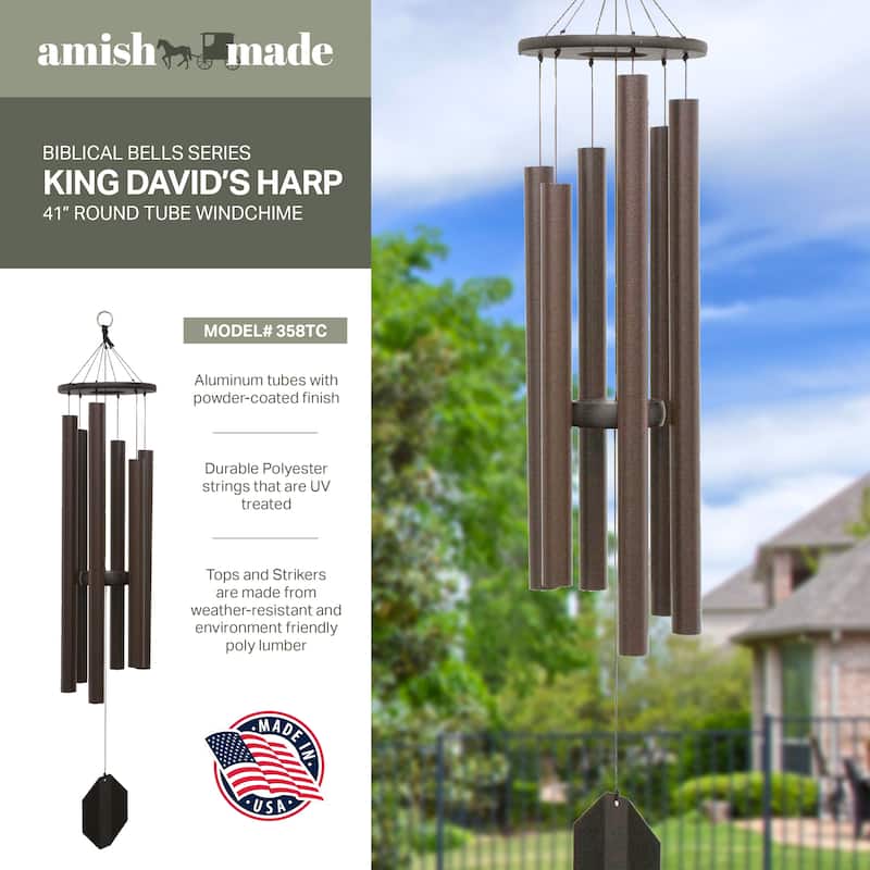 OUTDOOR LEISURE PRODUCTS Model 358TC Wind Chime made with powder coated Aluminum tubes