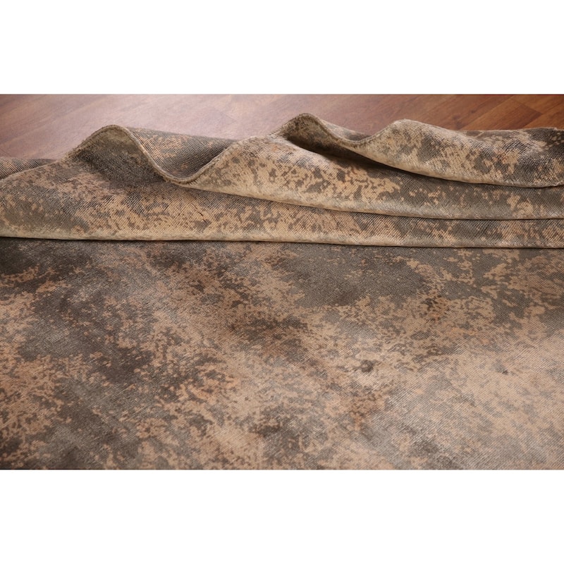 Abstract / Modern Area Rug Hand-Knotted Wool Carpet - 6'6" x 9'5"
