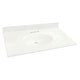 Transolid Cultured Marble 31-in x 22-in Vanity Top - 31-in x 22-in ...