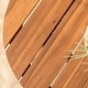 preview thumbnail 16 of 18, Middlebrook 20-inch Round Acacia Wood Outdoor Side Table