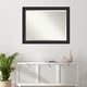preview thumbnail 32 of 31, Beveled Bathroom Wall Mirror - Shipwreck Black Frame