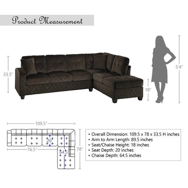 dimension image slide 0 of 2, Bossa Reversible Sectional Sofa