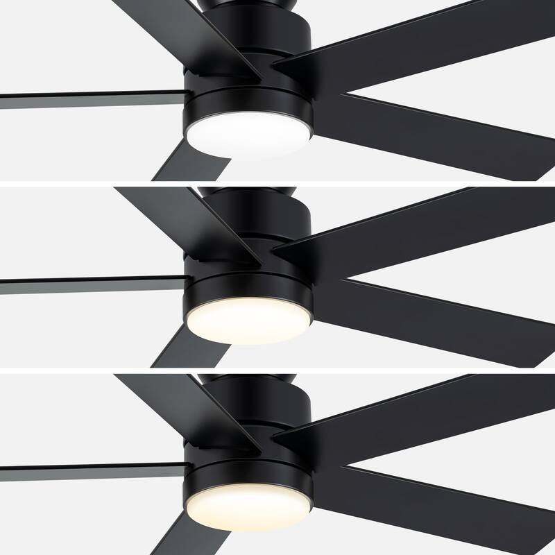 42" Reversible 5-Blade Integrated LED Ceiling Fan with Light and Remote