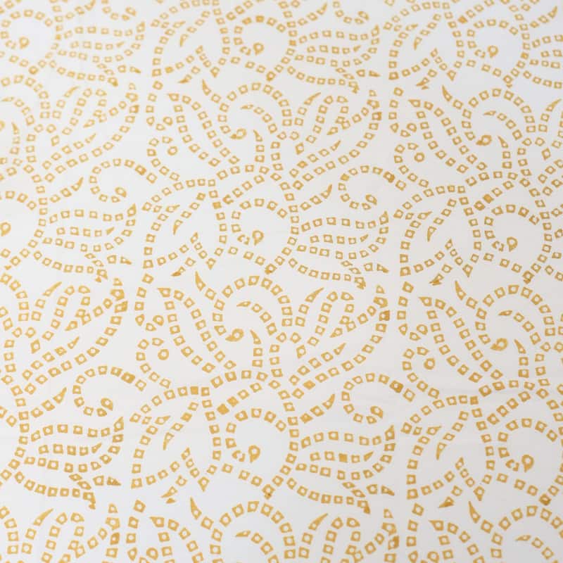 Fabdivine Handmade Block Print Flat Sheet or Bed Sheet Cotton Fabric Floral Home Decor