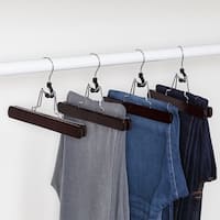 6-Pack Wide Shoulder Wooden Suit Hangers by Casafield - Bed Bath & Beyond -  30827867