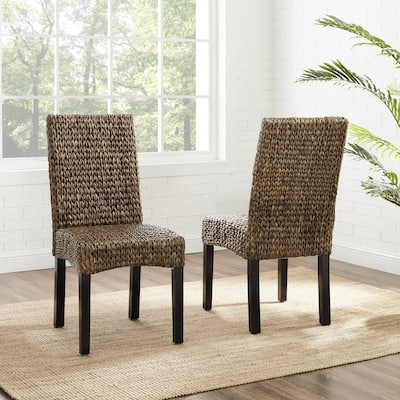 Crosley Edgewater 2Pc Dining Chair Set - 24"dx 18.75"wx37.38"h