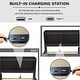 preview thumbnail 12 of 23, Twin Size Bed with built-in USB ,Type-C Ports, LED light, Bookcase Headboard, Trundle and 3 Storage Drawers