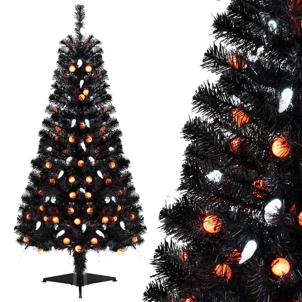 Costway 4.5 FT Artificial Halloween Tree with 281 Branch Tips 65