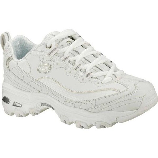 skechers d'lites womens silver